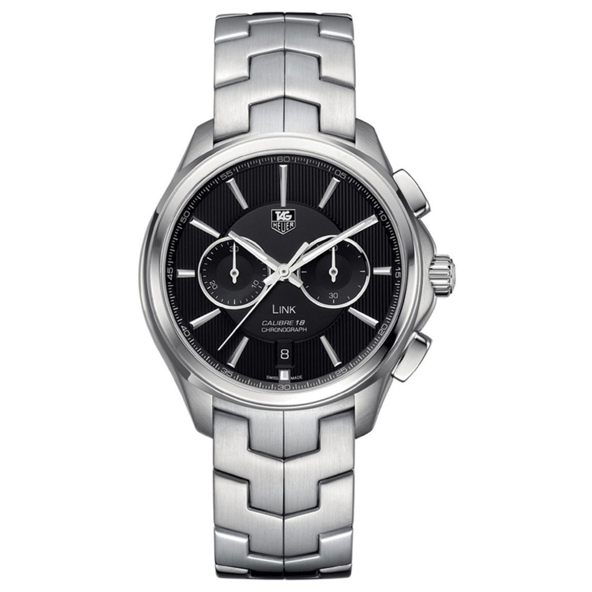 Tag Heuer Men's Calibre 18 - Black Dial - 100m