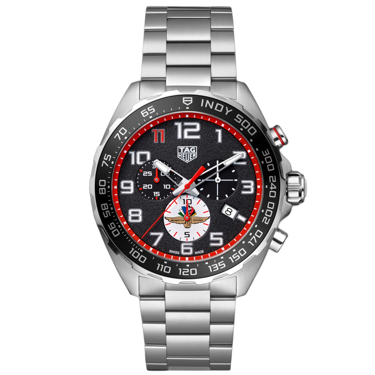 Tag Heuer Men's Formula 1 x Indy 500 - Black Dial - 200m