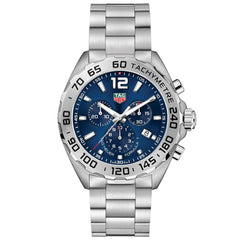 Tag Heuer Men's Formula 1 - Blue Dial Silver Case/Bracelet, 43mm - 200m