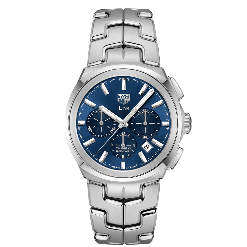 Tag Heuer Men's Link - Blue Dial - 100m