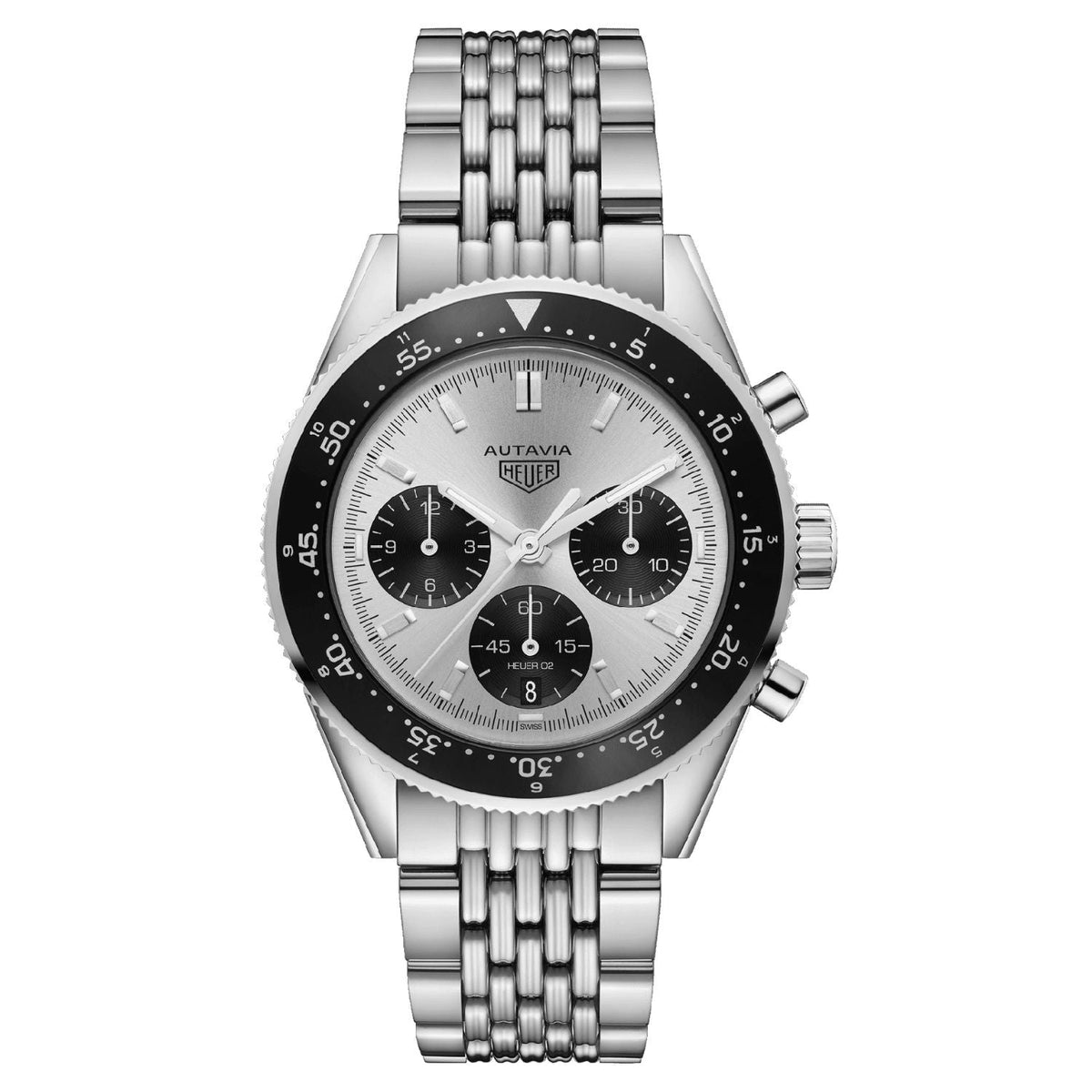 Tag Heuer Men's Autavia - Silver Dial - 100m