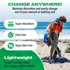 Kid's/Adult's Medium or Large Changing Towel Poncho