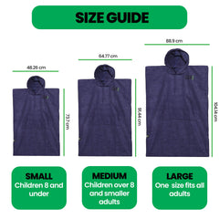 Kid's/Adult's Medium or Large Changing Towel Poncho