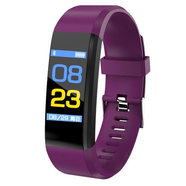 Children's Smart Watch with LED Display, Touch Color Screen, Waterproof, Heart Rate, Pedometer, Fitness Tracker, Heart Rate, Sleep And Stress Monitoring - 30m