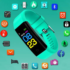 Kid's Smart Watch with LED Digital Display, Fitness Tracker, Heart Rate Monitor, Activity Tracker, & Sleep Monitor - 30m