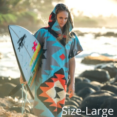 Unisex Large Changing Towel Poncho - Tribal-Tech