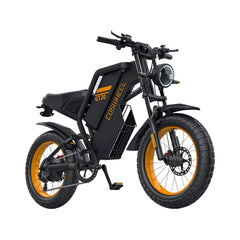 48V 25Ah 1500W Full-Suspension Fat Tire Electric Bike