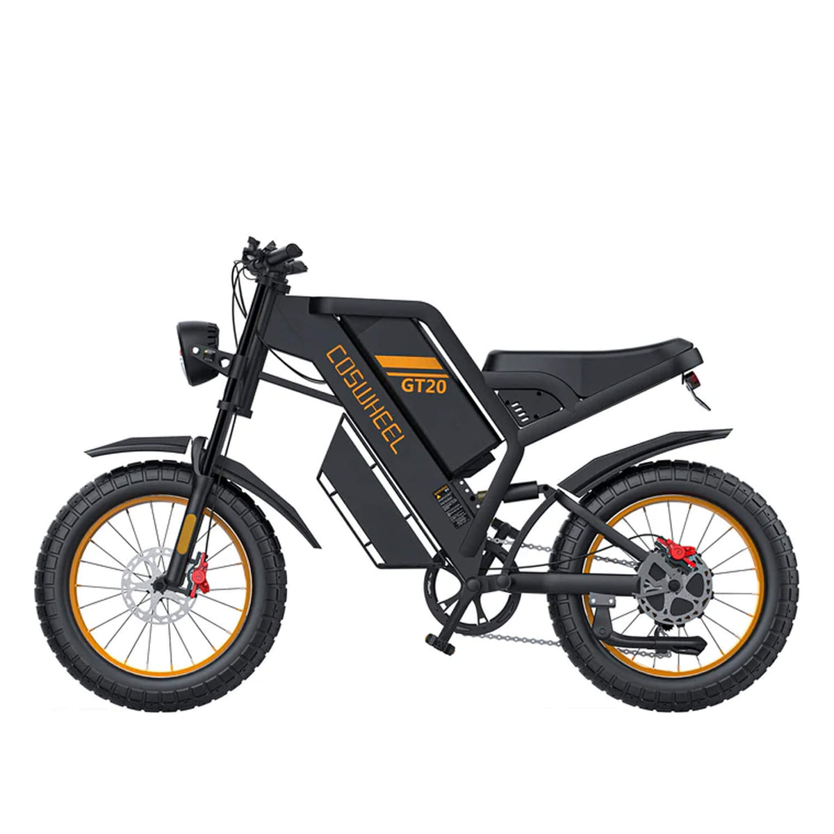 48V 25Ah 1500W Full-Suspension Fat Tire Electric Bike
