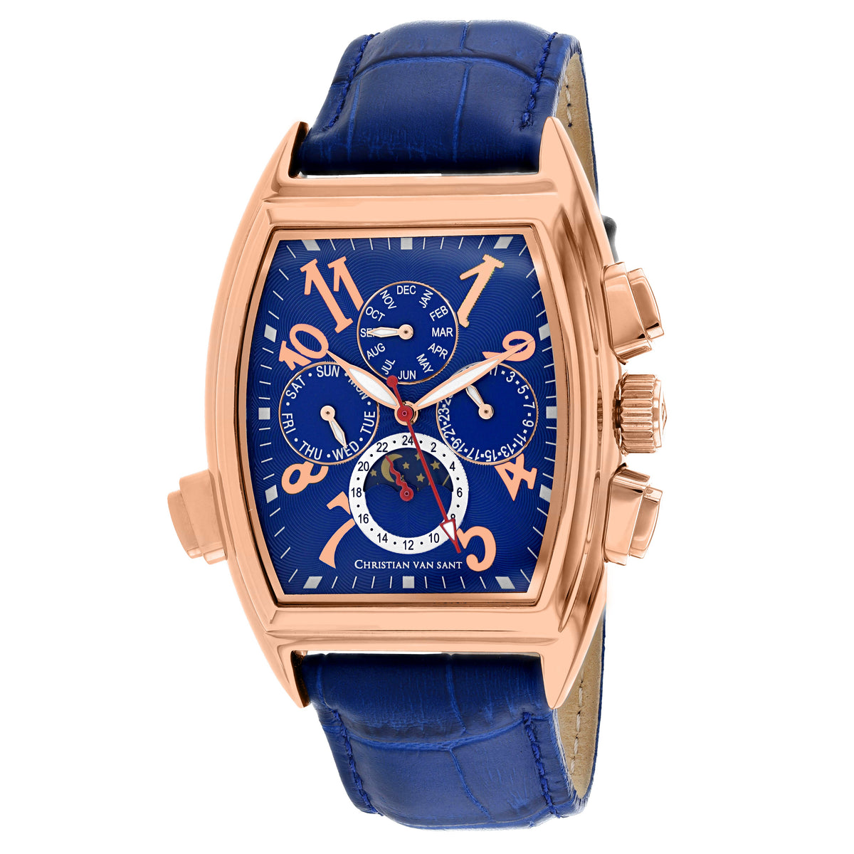 Christian Van Sant Men's Grandeur - Blue Dial - 50m