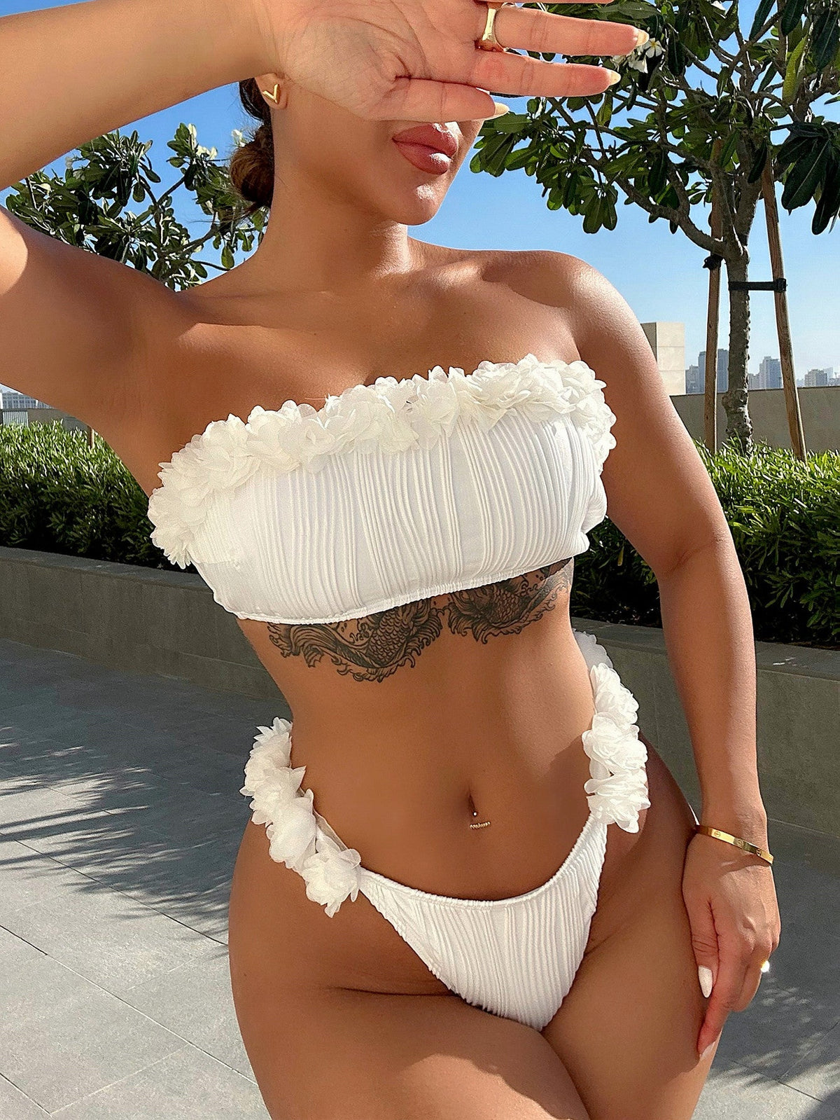 Women's Bandeau Two-Piece Bikini Swimsuit