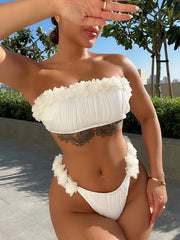 Women's Bandeau Two-Piece Bikini Swimsuit
