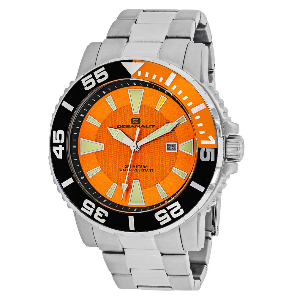 Oceanaut Men's Marletta - Orange Dial - 200m