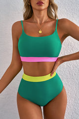 Women's High Waist Two-Piece Bikini Swimsuit