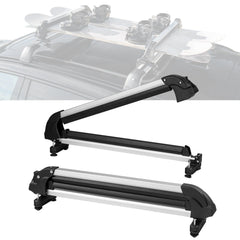 Ski Snowboard Roof Rack 31.7" Universal Ski Rack for Car Roof with Lock