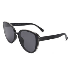 Berry Charmz Women's Rhinestone Fashion Cat Eye Sunglasses