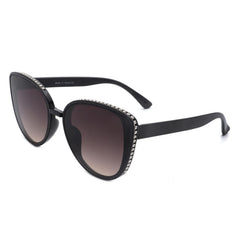 Berry Charmz Women's Rhinestone Fashion Cat Eye Sunglasses