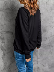 HALLOWEEN Women's 'Feeling Spooky' Embroidered Sweatshirt