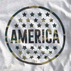 Women's Camo 'America' Graphic T-Shirt