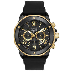 Bulova Men's Marine Star - Black Dial/Strap/Case - 100m