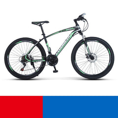 Shock Absorbing 21-27 Speed Cross Country/Mountain Bike with 24 or 26" Wheels