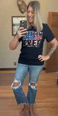 Women's 'Freedom Isn't Free' Patriotic Graphic T-Shirt - Southern Attitude