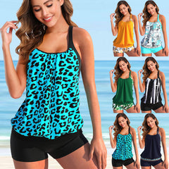 Women's Plus Size Tankini with Shorts
