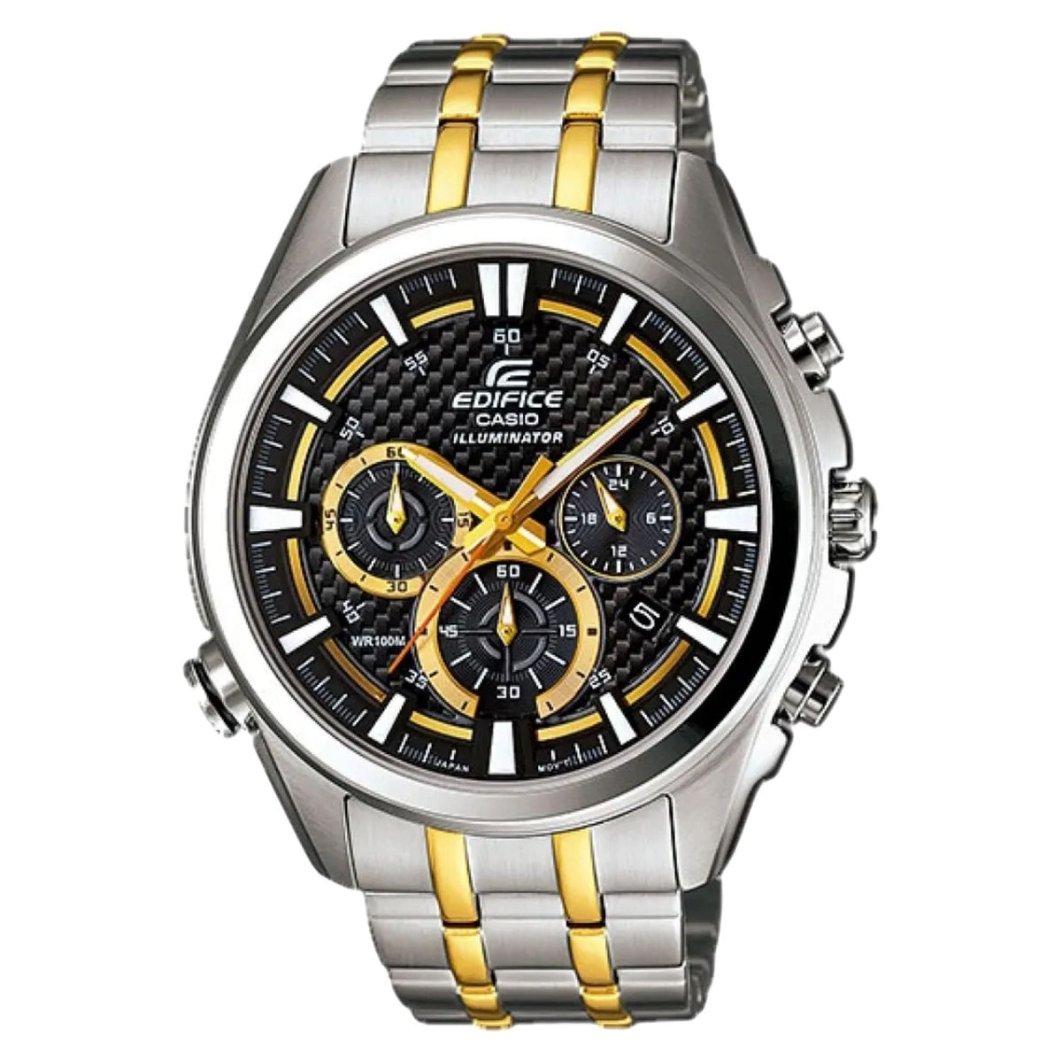 Casio Men's Edifice - Black Dial - 100m