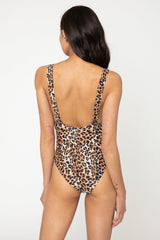 Women's One-Piece Swimsuit - Cheetah