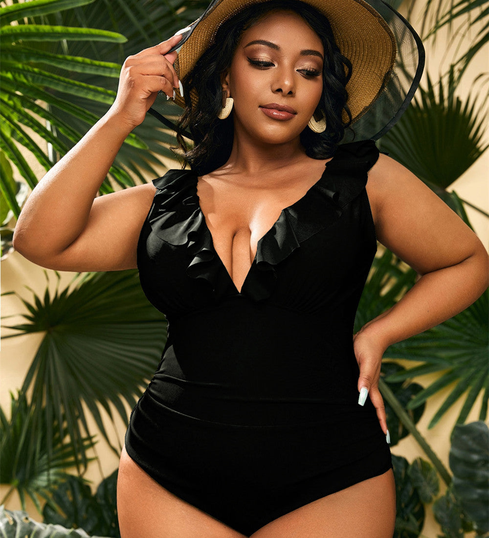 Women's Plus Size One-Piece Swimsuit