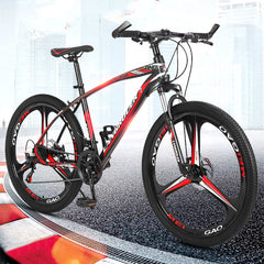 Shock Absorbing 21-27 Speed Cross Country/Mountain Bike with 24 or 26" Wheels