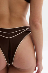 Women's Amanecer High Cut Cheeky Bikini Bottom by Nelblu