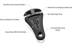 Line Cutterz Ceramic Blade Zipper Pull