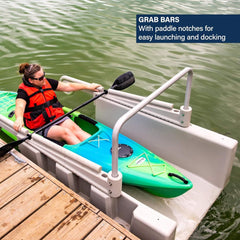 Floating Launch Station For Fixed Docks - Canoes, Kayaks, and Paddleboards