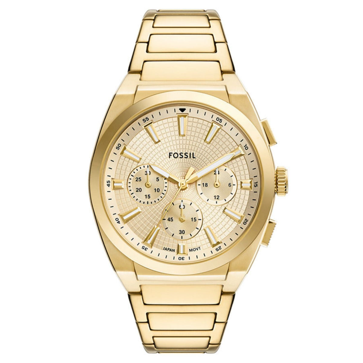 Fossil Men's Everett - Gold Dial - 50m