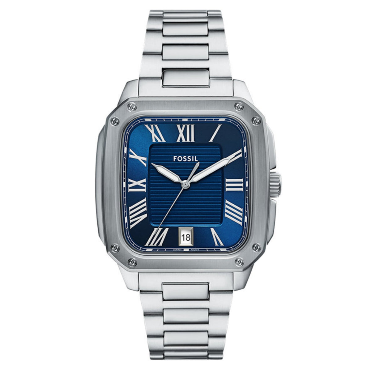 Fossil Men's Crosby - Blue Dial - 50m