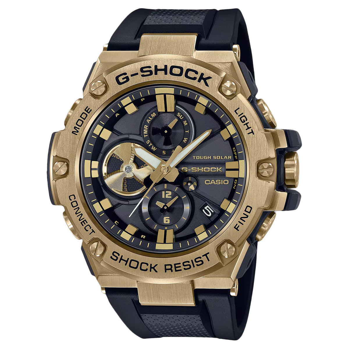 Casio Men's G-Shock G-Steel GST-B100 Series - Black Dial - 200m