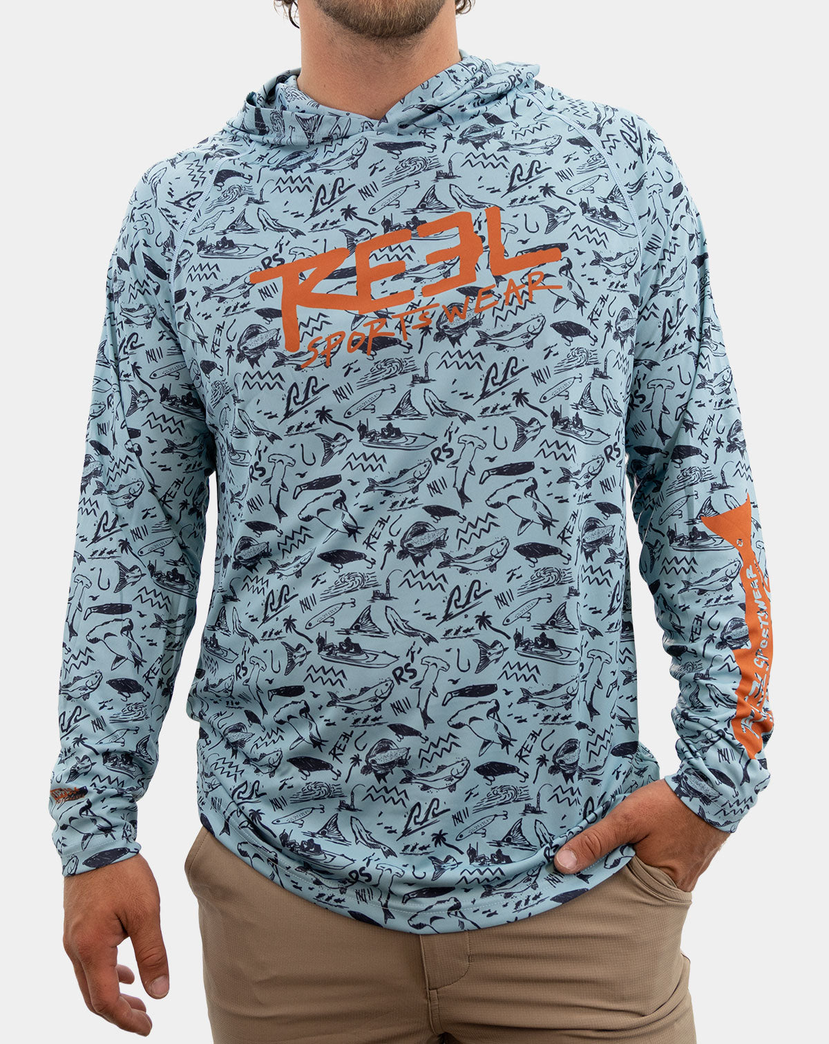 Unisex 'Gulf Wizard' Fishing Hoody