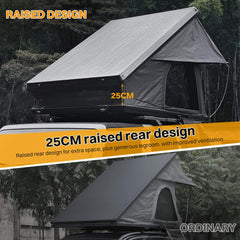 Altitude Heavy-Duty Hard-Shell Rooftop Tent with Ladder [2-3 Person]