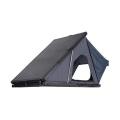Ridge Heavy-Duty Aluminum Hard-Shell Rooftop Tent with Ladder, LED Lighting, and Memory Foam Mattress
