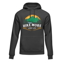 Outdoorzees Unisex 'Hike More Worry Less' Fleece Hoodie