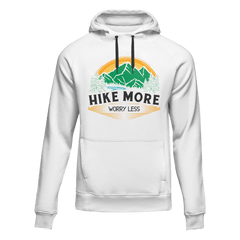 Outdoorzees Unisex 'Hike More Worry Less' Fleece Hoodie