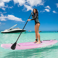 10-11 Foot Inflatable Stand Up Paddle Board with Accessories, 3 Fins, Backpack