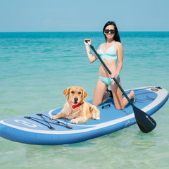 9.8-11 Foot Inflatable Stand Up Paddle Board with Premium SUP Accessories
