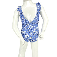 Girl's One-Piece Swimsuit - Blossom Blue