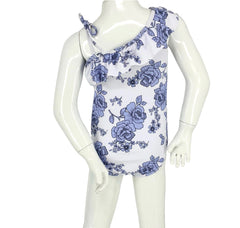 Girl's One-Piece Swimsuit - Rose Sky