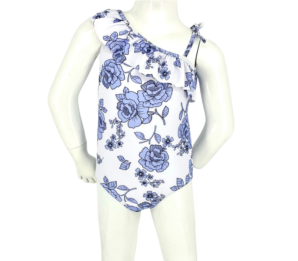 Girl's One-Piece Swimsuit - Rose Sky