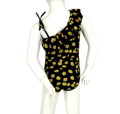 Girl's One-Piece Swimsuit - Sunflowers