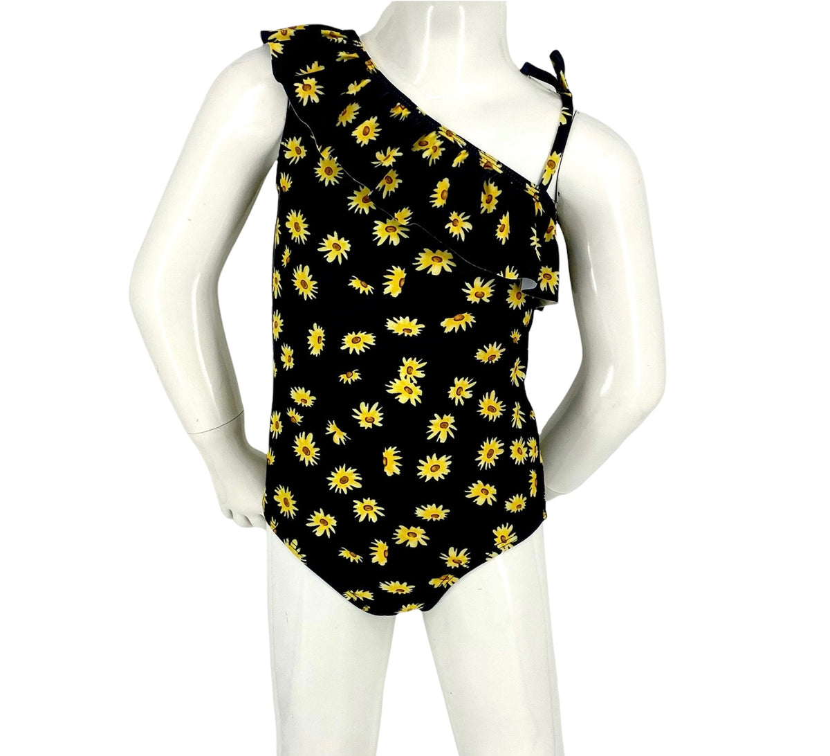 Girl's One-Piece Swimsuit - Sunflowers