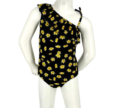 Girl's One-Piece Swimsuit - Sunflowers