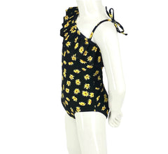 Girl's One-Piece Swimsuit - Sunflowers